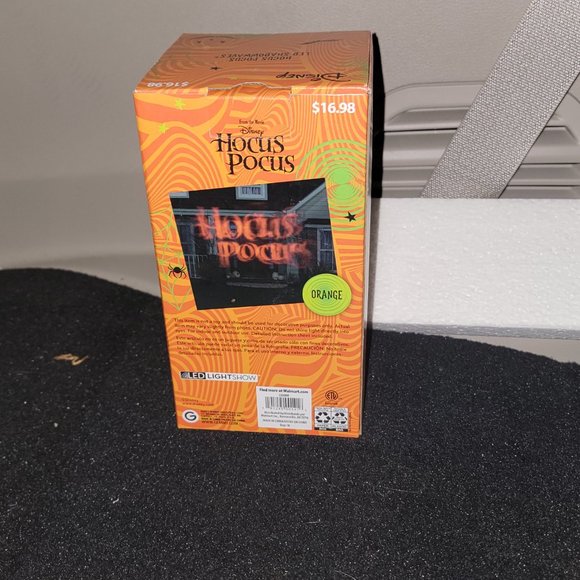 Disney Hocus Pocus LED Lightshow Halloween Orange Party Light Projector Gemmy - Picture 2 of 4